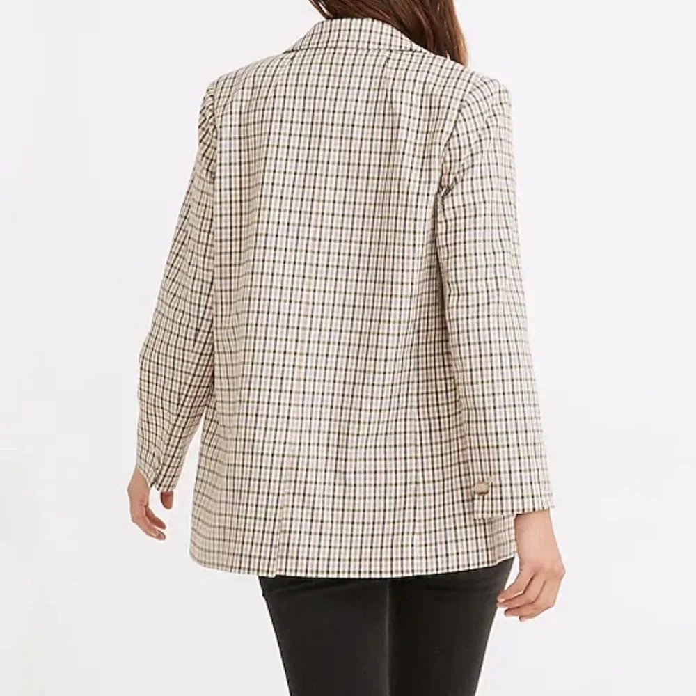 Madewell Dorset Blazer in Albermarle Plaid Size Large - Picture 2 of 11